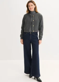 Mujer bonprix bonprix Blusón corto de buclé suave