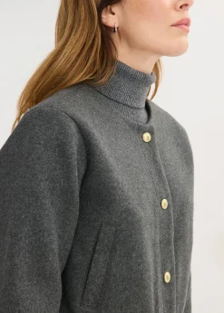 Mujer bonprix bonprix Blusón corto de buclé suave