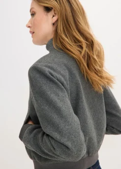 Mujer bonprix bonprix Blusón corto de buclé suave