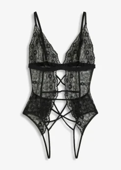 bonprix VENUS Lencería Sexy>Body con abertura Negro