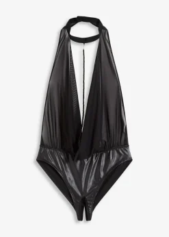 Mujer bonprix bonprix Body con abertura y efecto mojado