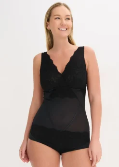 Mujer bonprix bonprix Body con ligero efecto moldeador y encaje