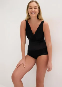 Mujer bonprix bonprix Body con ligero efecto moldeador y encaje