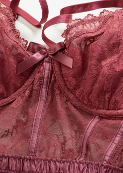 bonprix bonprix Lencería Sexy>Body con tanga Baya silvestre