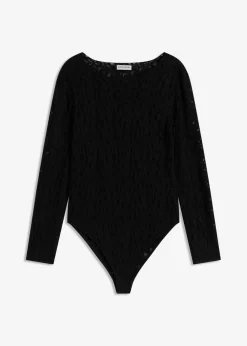Mujer bonprix bonprix Body de encaje con superficie mullida