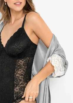 Mujer bonprix bonprix Body de encaje elegante