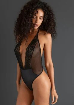 Mujer bonprix VENUS Body de tanga con abertura