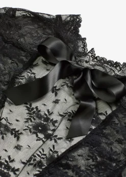 bonprix bonprix Lencería Sexy>Body de tanga con abertura Negro