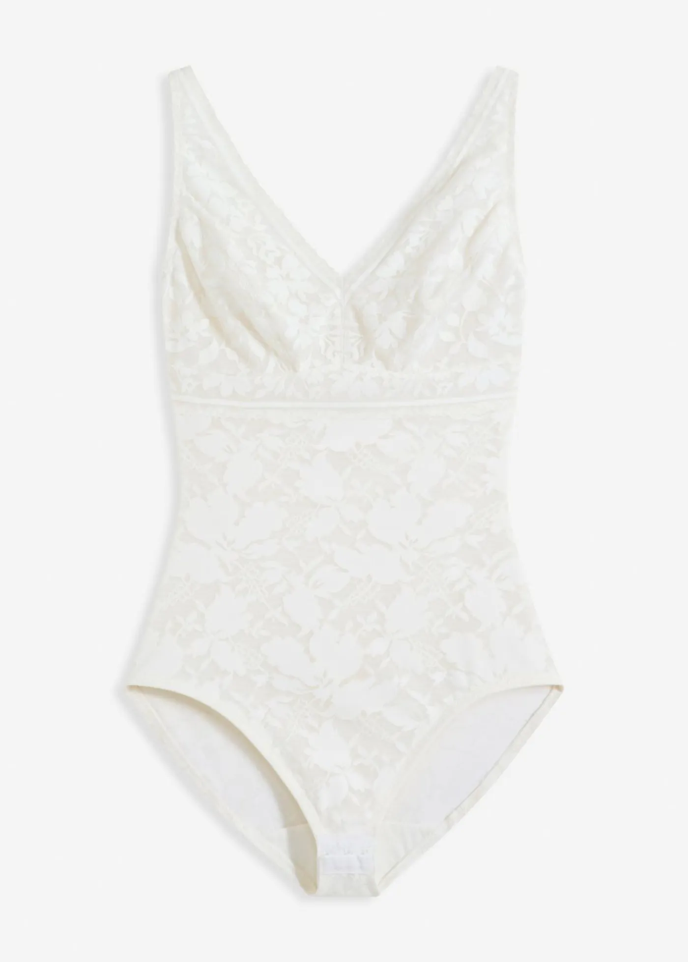 bonprix bonprix Ropa Interior Moldeadora>Body moldeador con efecto medio Blanco lana