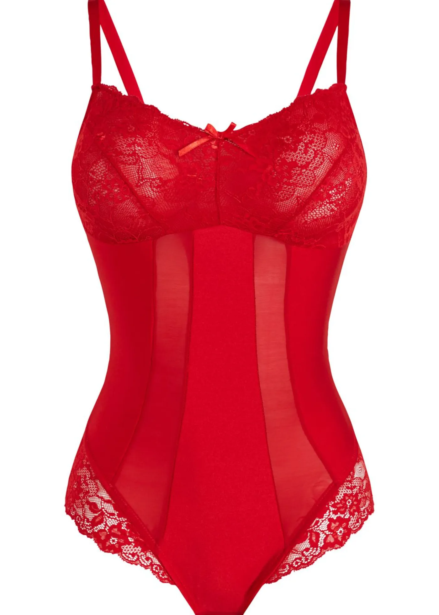 bonprix bonprix Bodies|Ropa Interior Moldeadora>Body moldeador con efecto medio rojo intenso