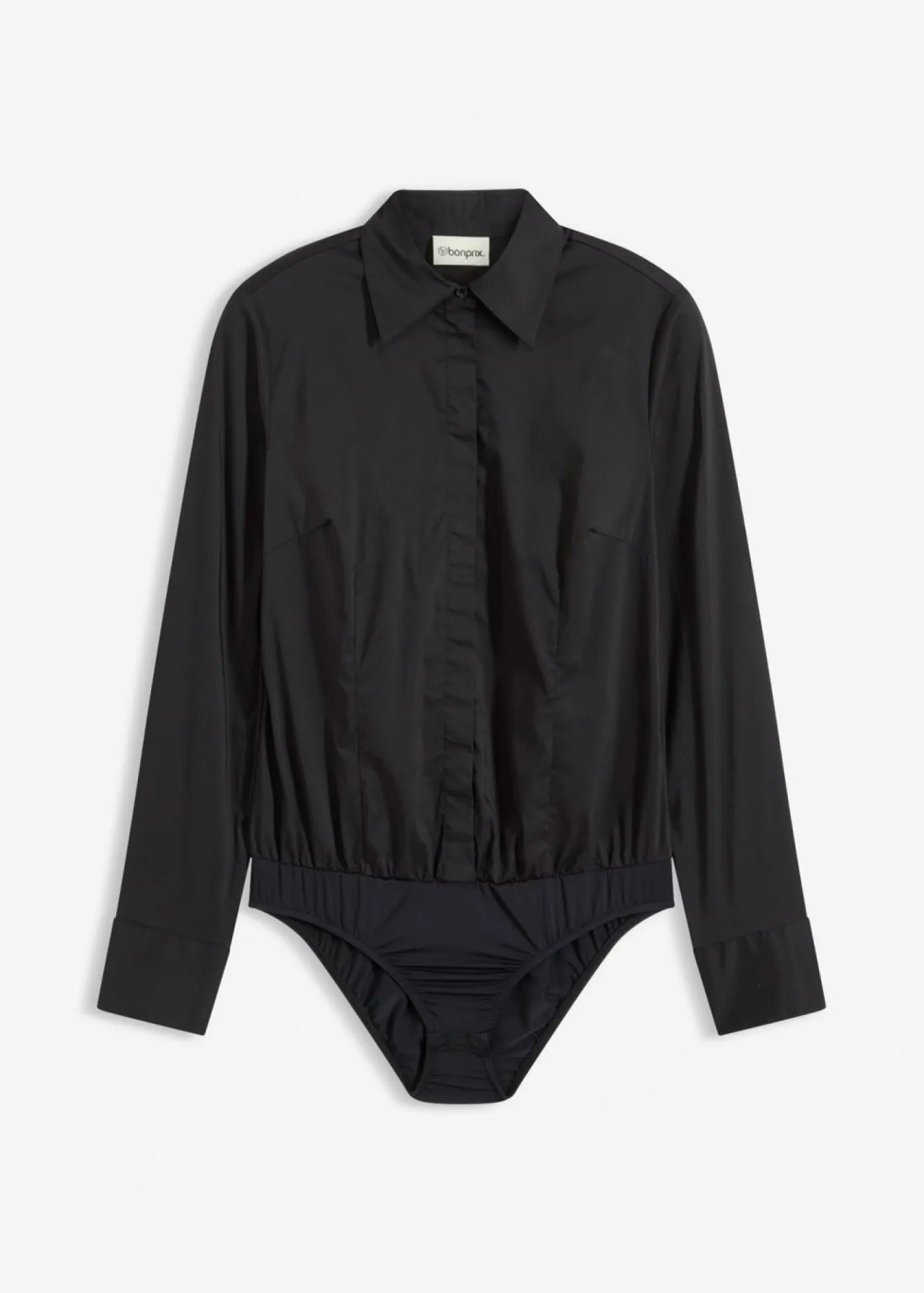 bonprix bonprix Camisetas>Body tipo blusa Negro