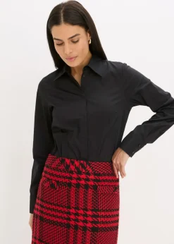 bonprix bonprix Camisetas>Body tipo blusa Negro