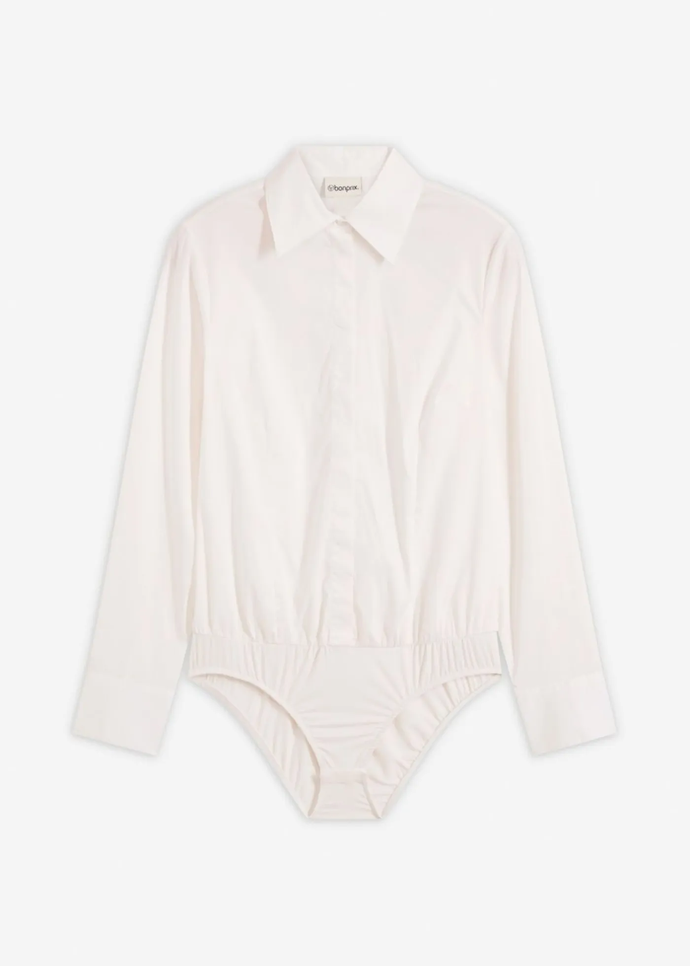 bonprix bonprix Camisetas>Body tipo blusa Blanco lana