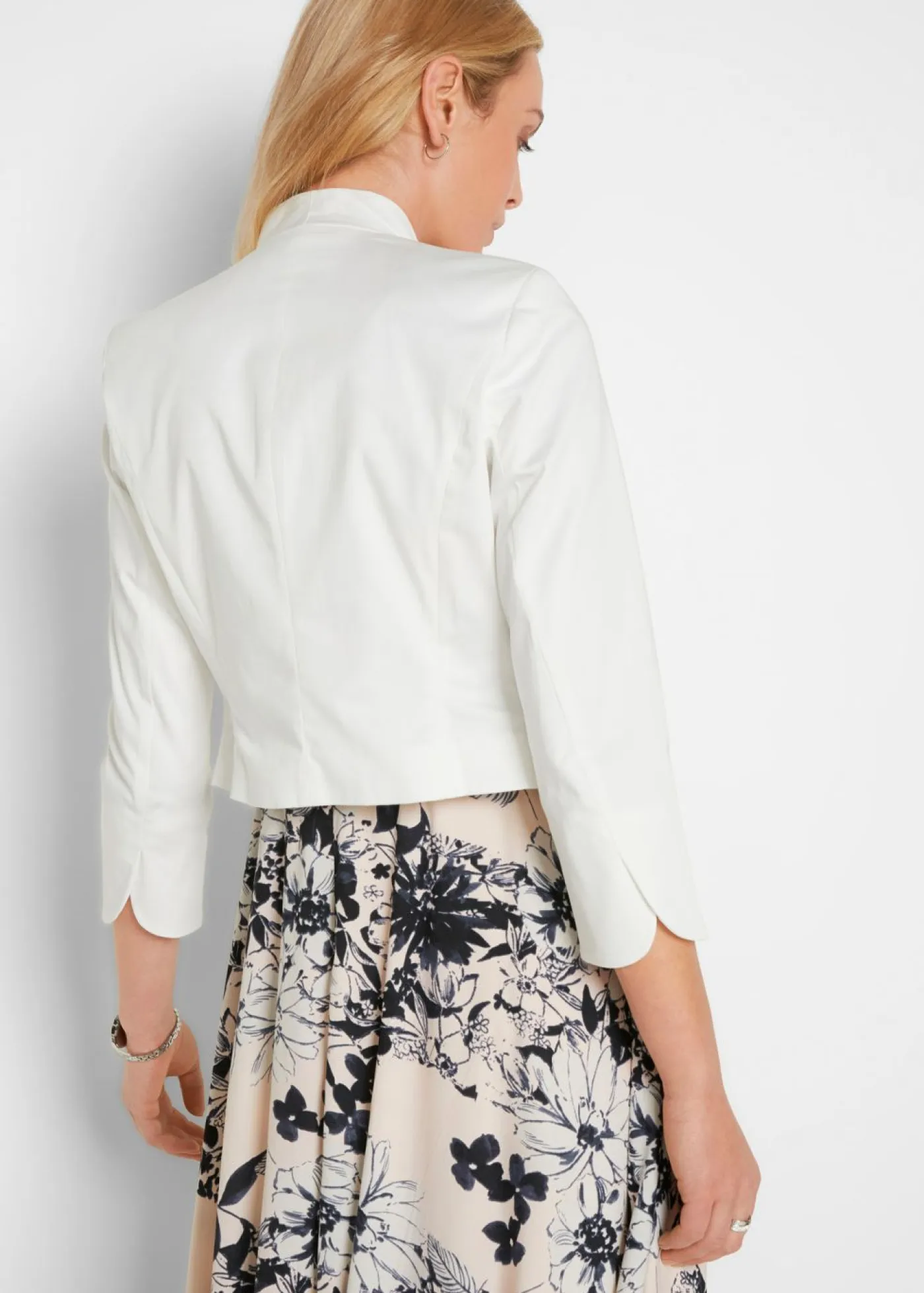 bonprix bonprix Chaquetas Y Abrigos>Bolero de algodón fino Blanco