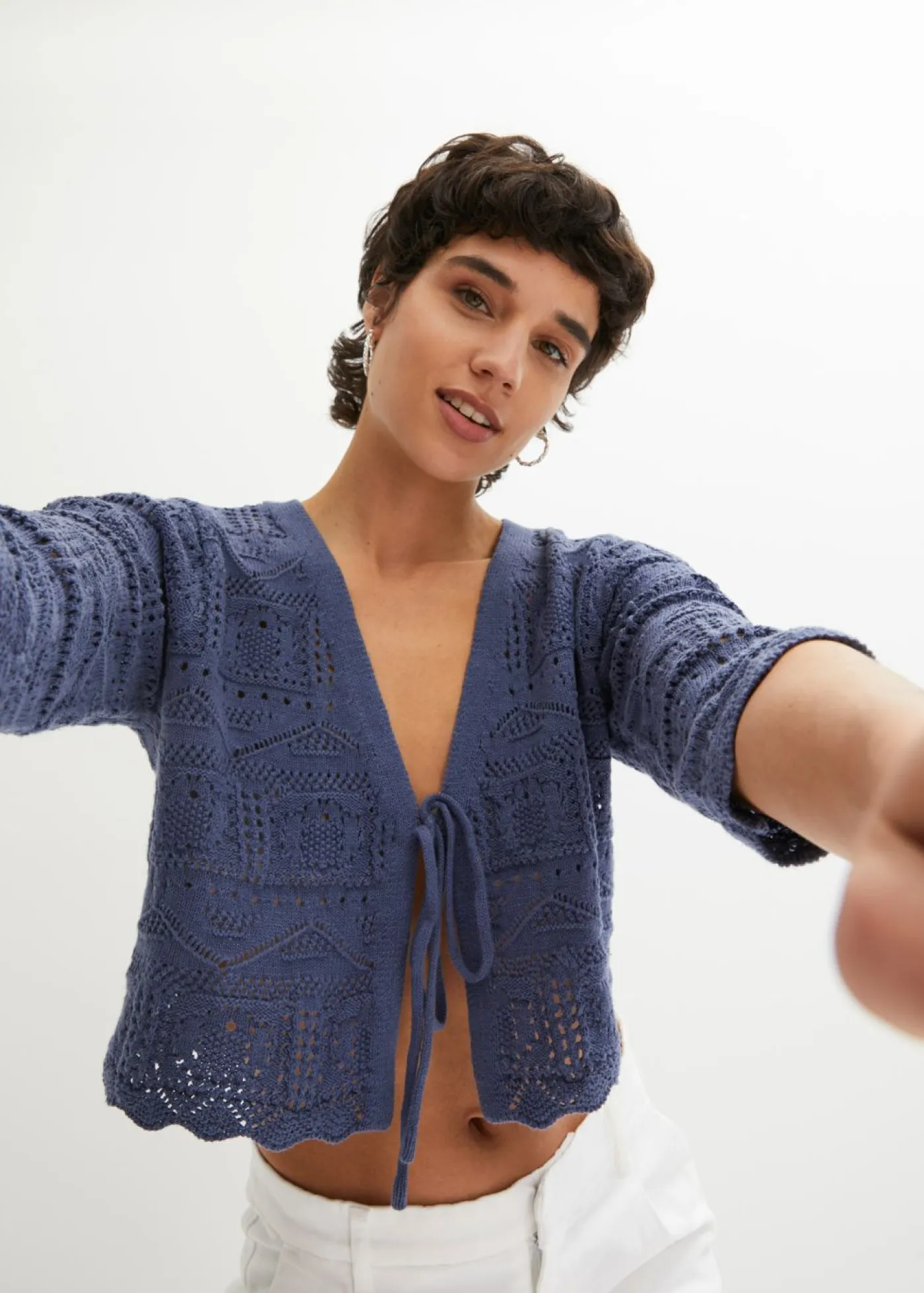 Mujer bonprix bonprix Bolero de punto ajour