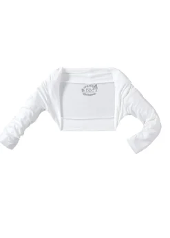 bonprix bonprix Ropa 9 A 16 Años·Sudaderas Y Jerséis|Ropa 9 A 16 Años·Camisetas Y Camisas>Bolero de punto de viscosa suave Blanco