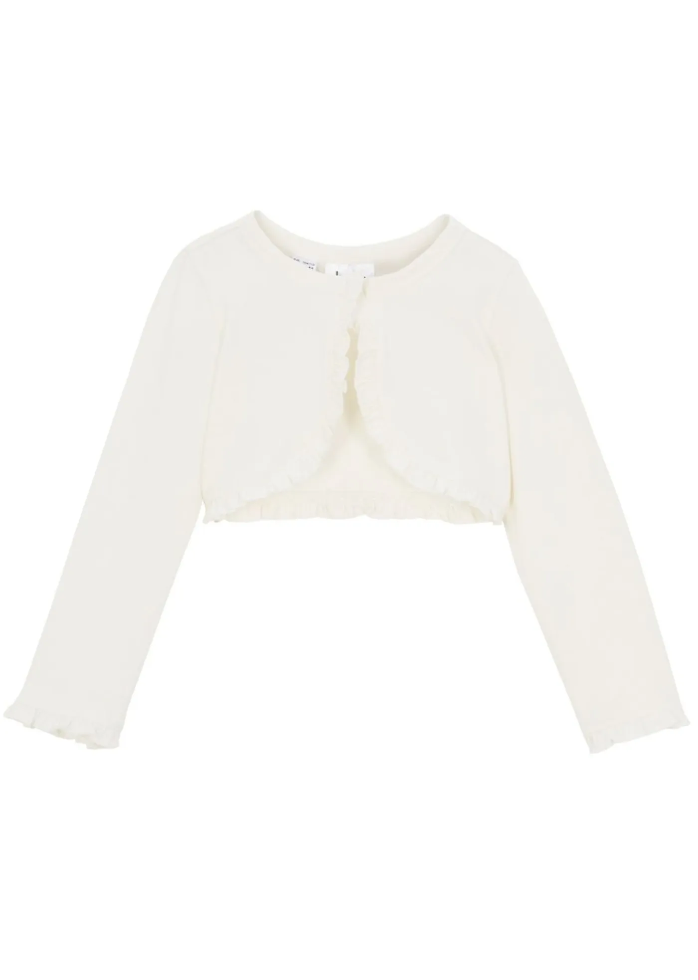 bonprix bonprix Ropa 2 A 9 Años·Camisetas|Ropa 2 A 9 Años·Sudaderas Y Jerséis>Bolero tipo camiseta para niñas crema suave