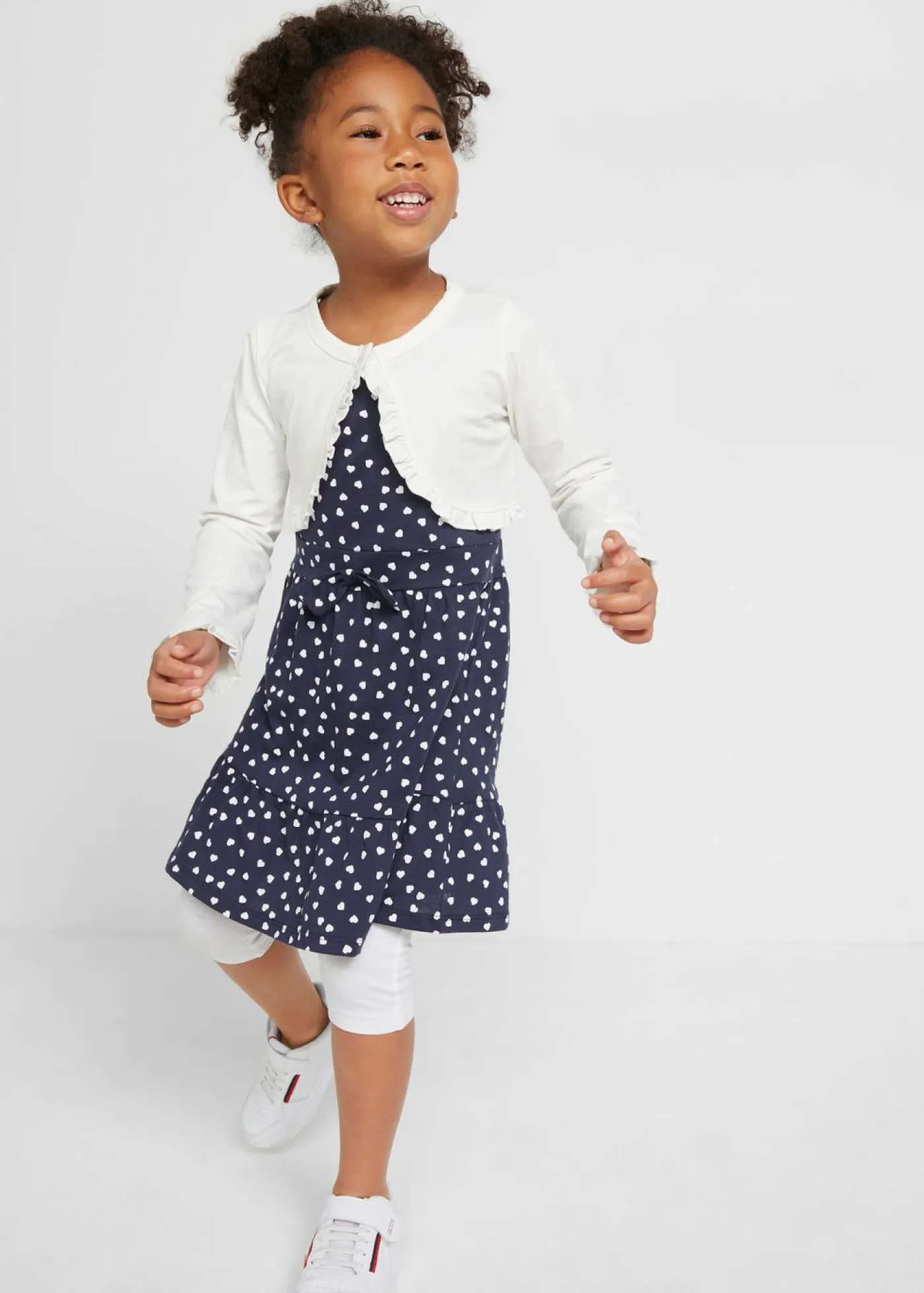 bonprix bonprix Ropa 2 A 9 Años·Camisetas|Ropa 2 A 9 Años·Sudaderas Y Jerséis>Bolero tipo camiseta para niñas crema suave