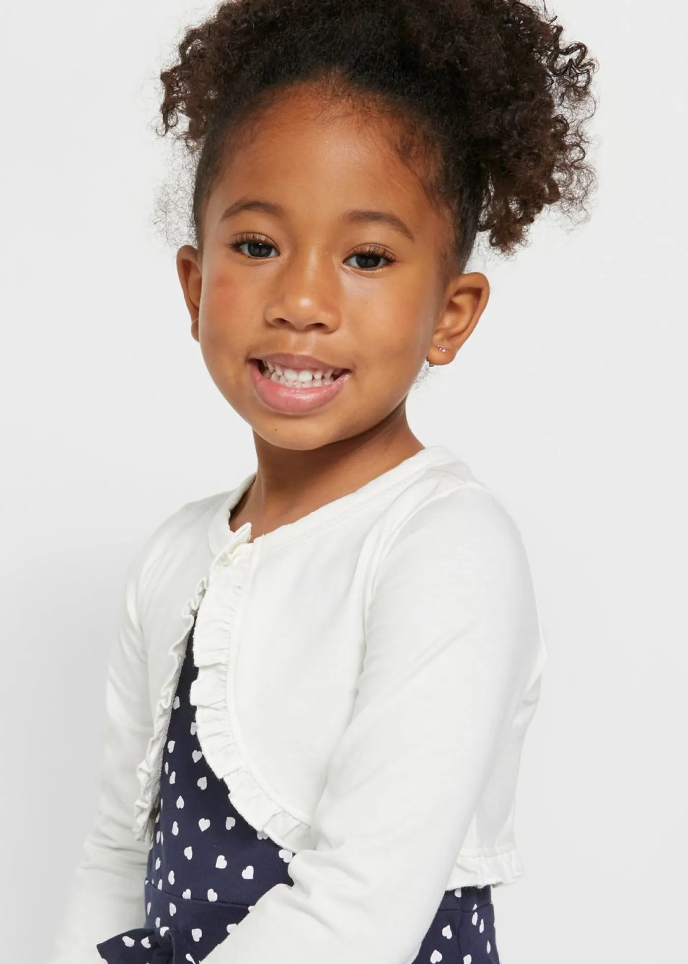 bonprix bonprix Ropa 2 A 9 Años·Camisetas|Ropa 2 A 9 Años·Sudaderas Y Jerséis>Bolero tipo camiseta para niñas crema suave