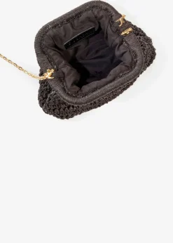 bonprix bonprix Bolsos>Bolso bandolera de paja Negro