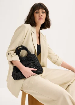 Mujer bonprix bonprix Bolso bandolera de paja