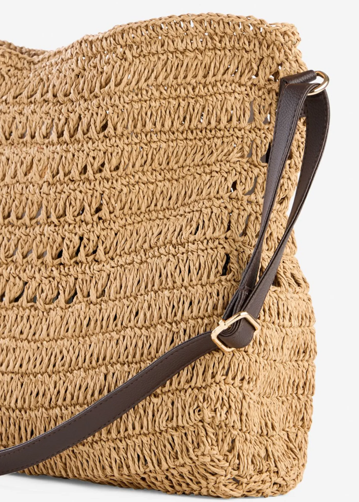 bonprix bonprix Novedades|Bolsos>Bolso bandolera de paja Beige natural