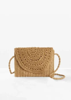Mujer bonprix bonprix Bolso bandolera de paja