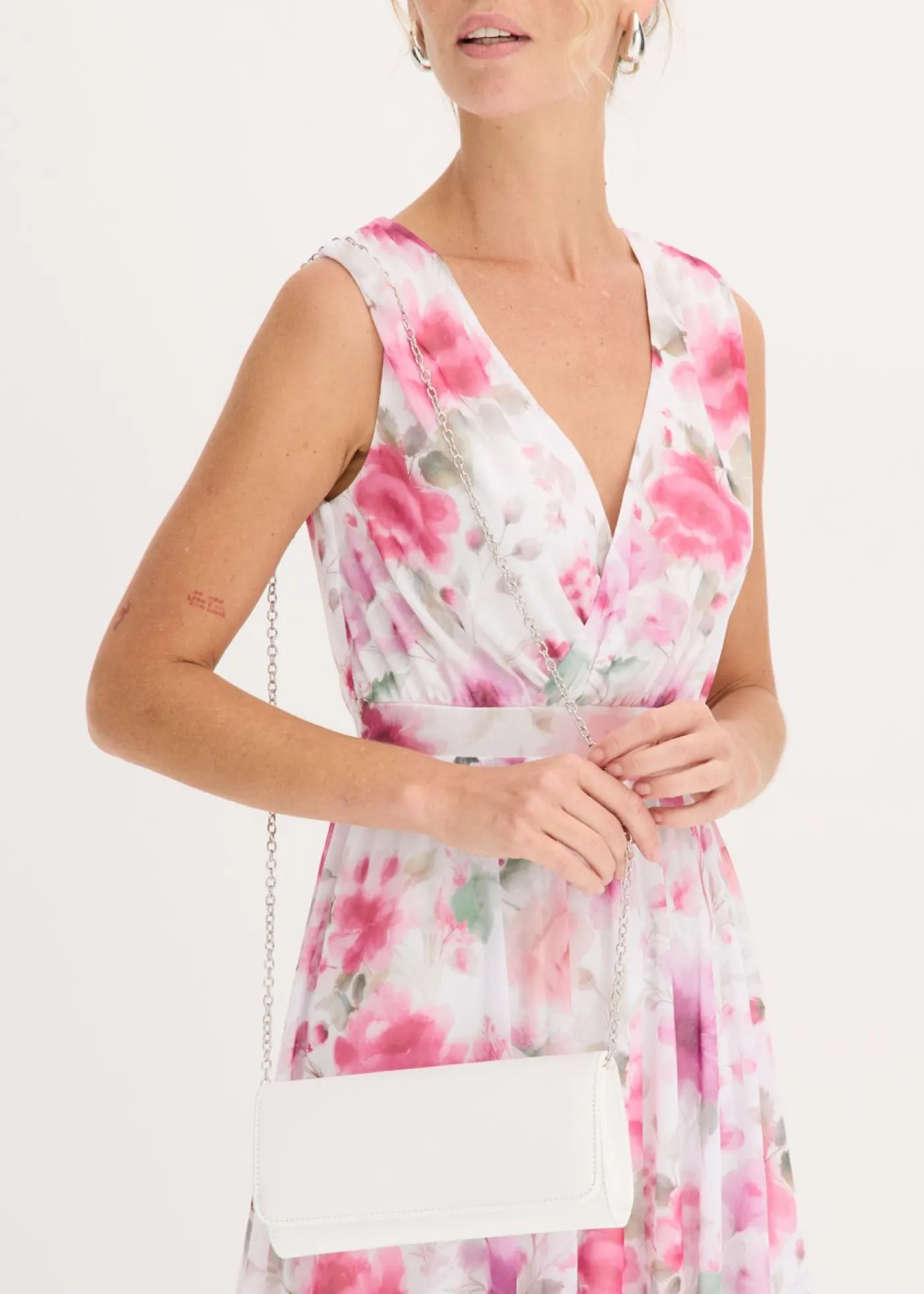 bonprix bonprix Bolsos|Ropa Elegante>Bolso de mano Blanco-crema