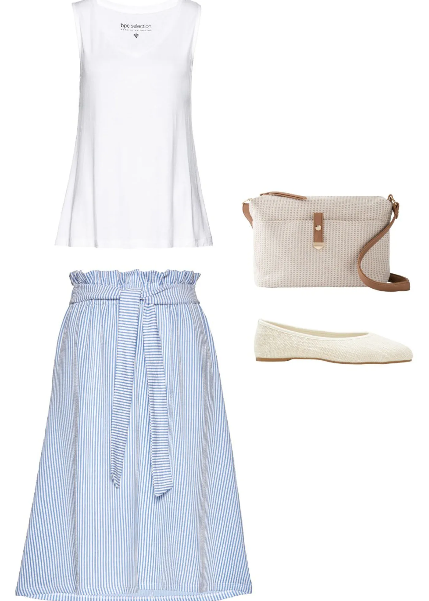 Mujer bonprix bonprix Bolso de tela con detalles