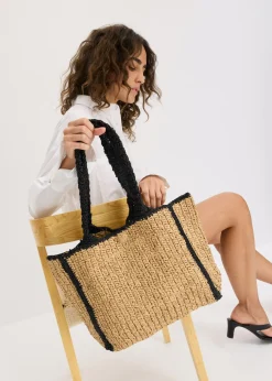 Mujer bonprix bonprix Bolso shopper de paja