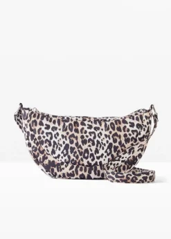 bonprix bonprix Bolsos>Bolso tipo bandolera de nailon con estampado de leopardo estampado de leopardo en beige natural/marrón/negro con estampado de leopardo