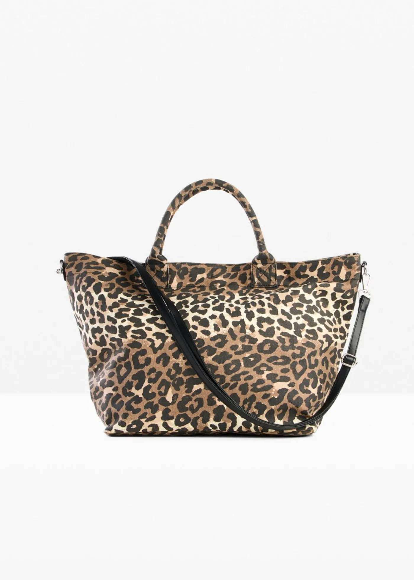 Mujer bonprix bonprix Bolso tipo shopper de lona con estampado de leopardo
