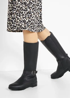 bonprix bonprix Tendencias·Zapatos Veganos|Botas De Pelo>Botas Negro