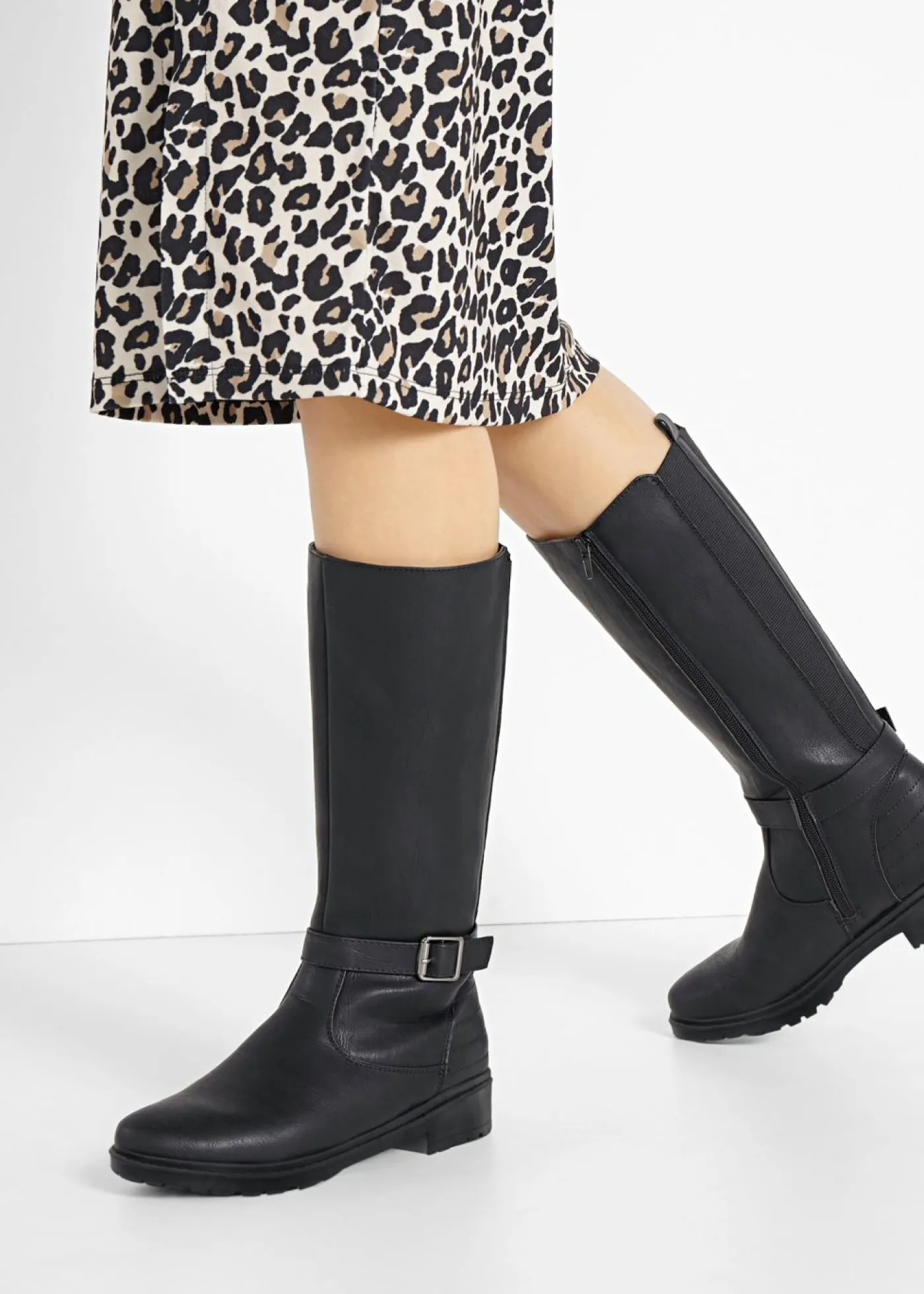 bonprix bonprix Tendencias·Zapatos Veganos|Botas De Pelo>Botas Negro