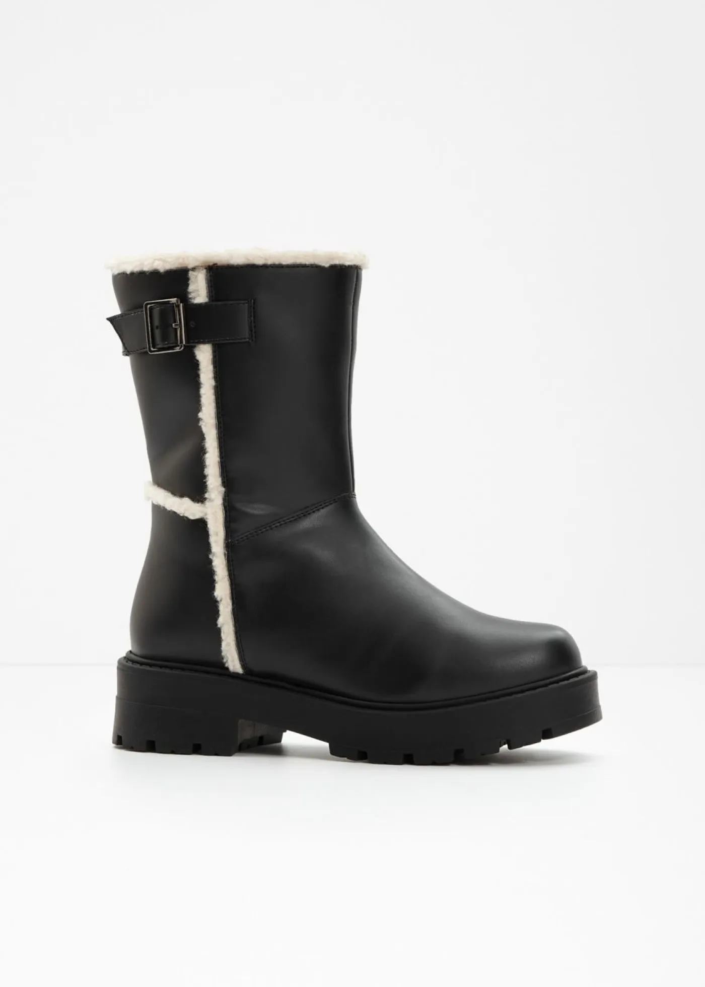 bonprix bonprix Botas De Pelo|Botas>Botas Negro
