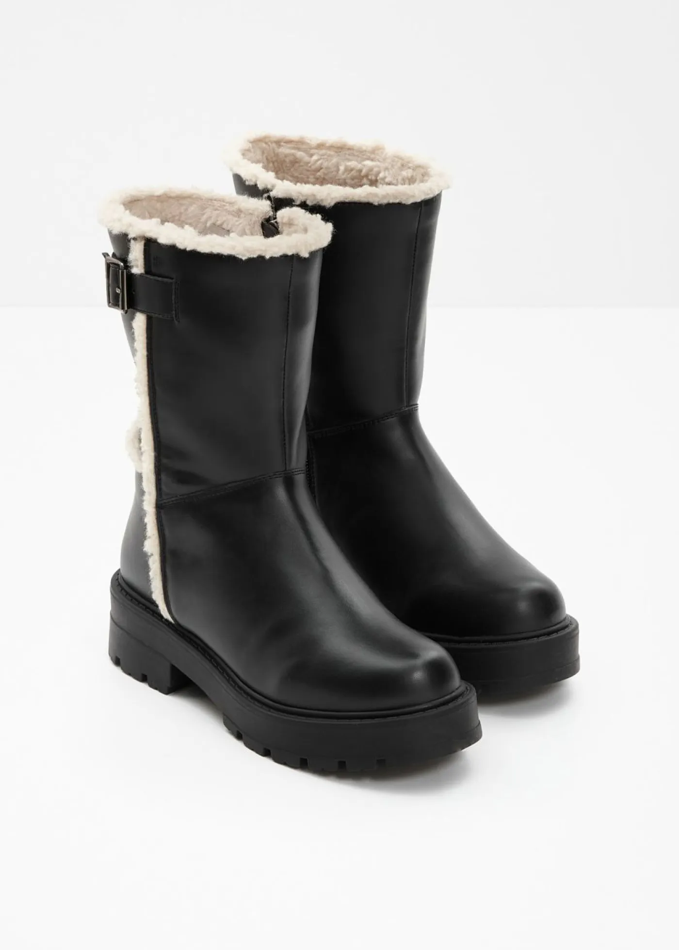 bonprix bonprix Botas De Pelo|Botas>Botas Negro