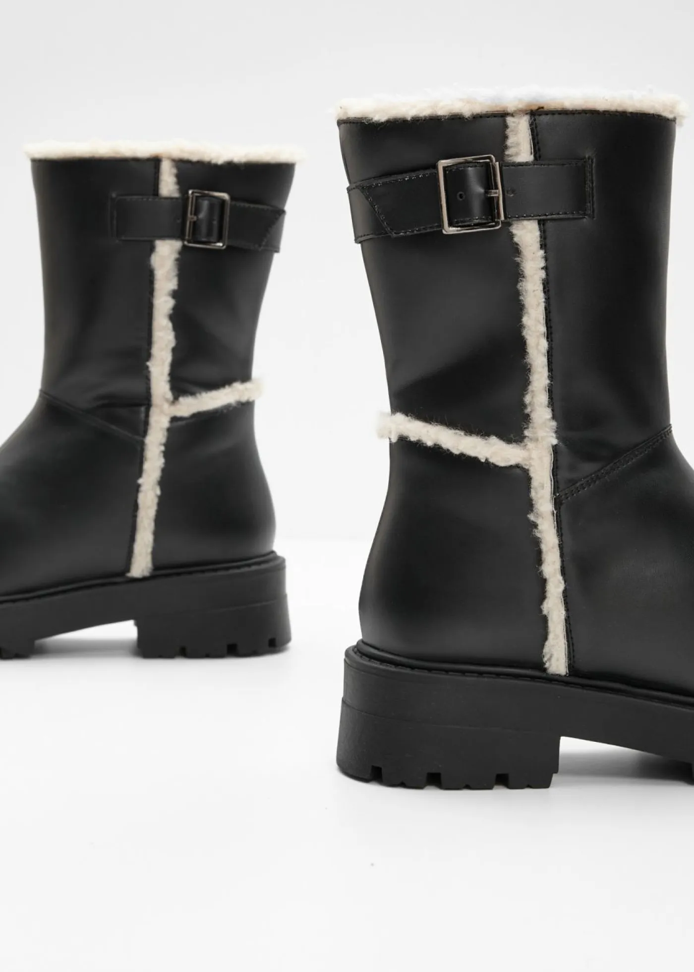 bonprix bonprix Botas De Pelo|Botas>Botas Negro