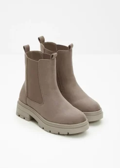 bonprix bonprix Botines De Nieve·Botines Chelsea|Botines>Botas Chelsea taupe