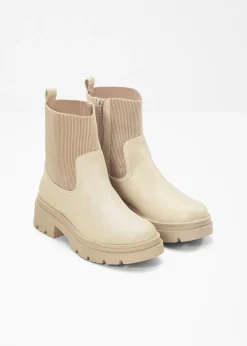 bonprix bonprix Tendencias·Zapatos Veganos|Botines De Nieve·Botines Chelsea>Botas Chelsea Beige