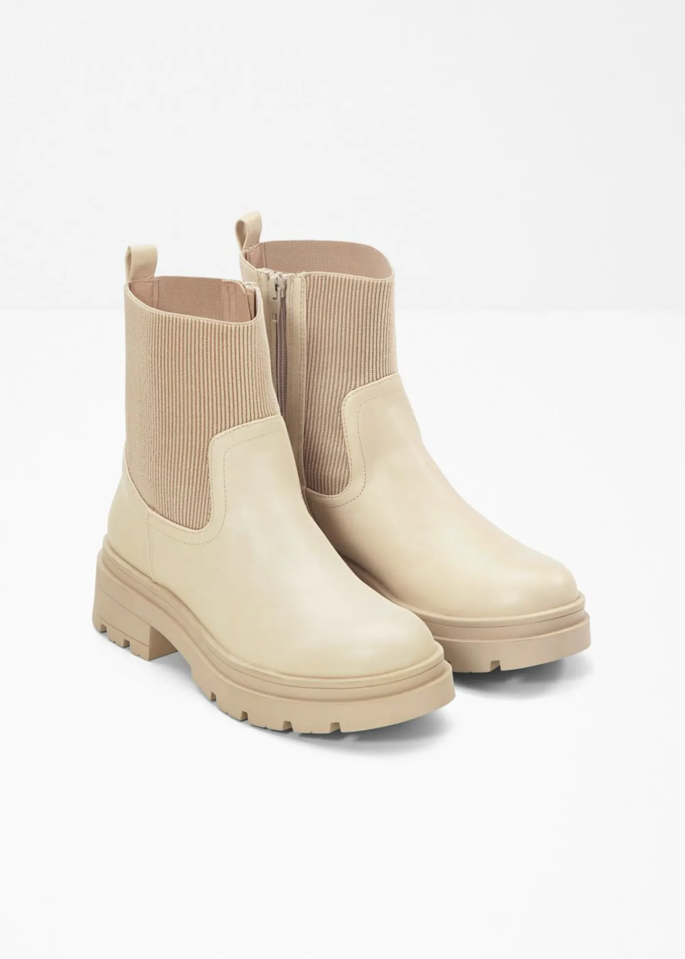 bonprix bonprix Tendencias·Zapatos Veganos|Botines De Nieve·Botines Chelsea>Botas Chelsea Beige