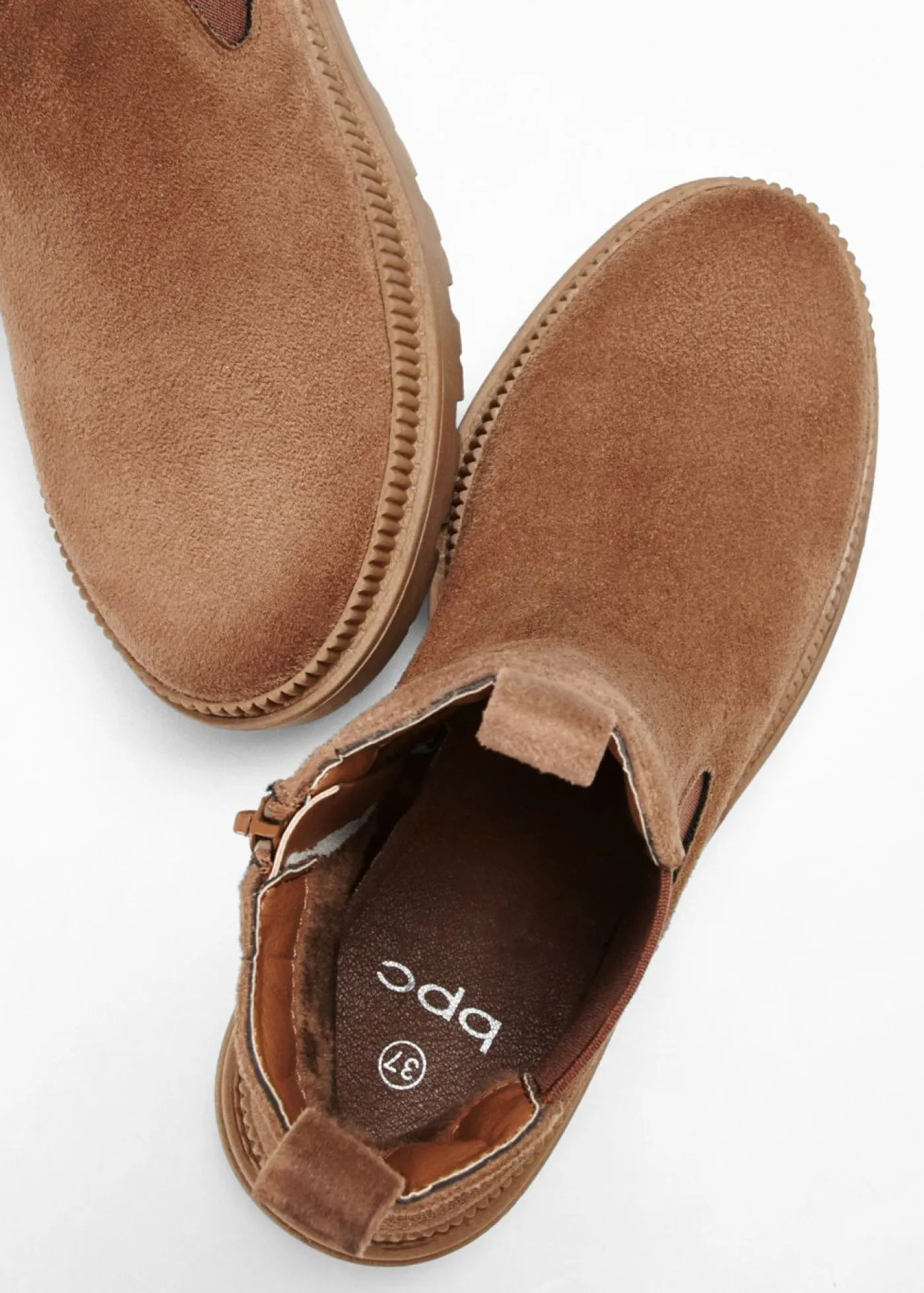 bonprix bonprix Botines De Nieve·Botines Chelsea|Botines De Nieve·Botas Con Tacón>Botas Chelsea con suela perfilada marrón