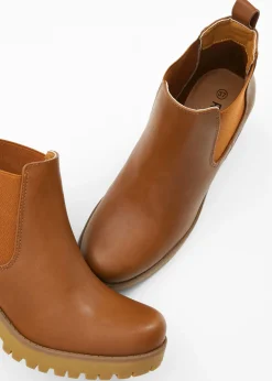 Mujer bonprix bonprix Botas Chelsea con tacón ancho