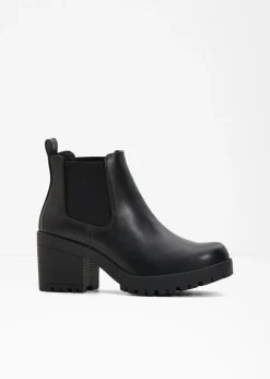Mujer bonprix bonprix Botas Chelsea con tacón ancho
