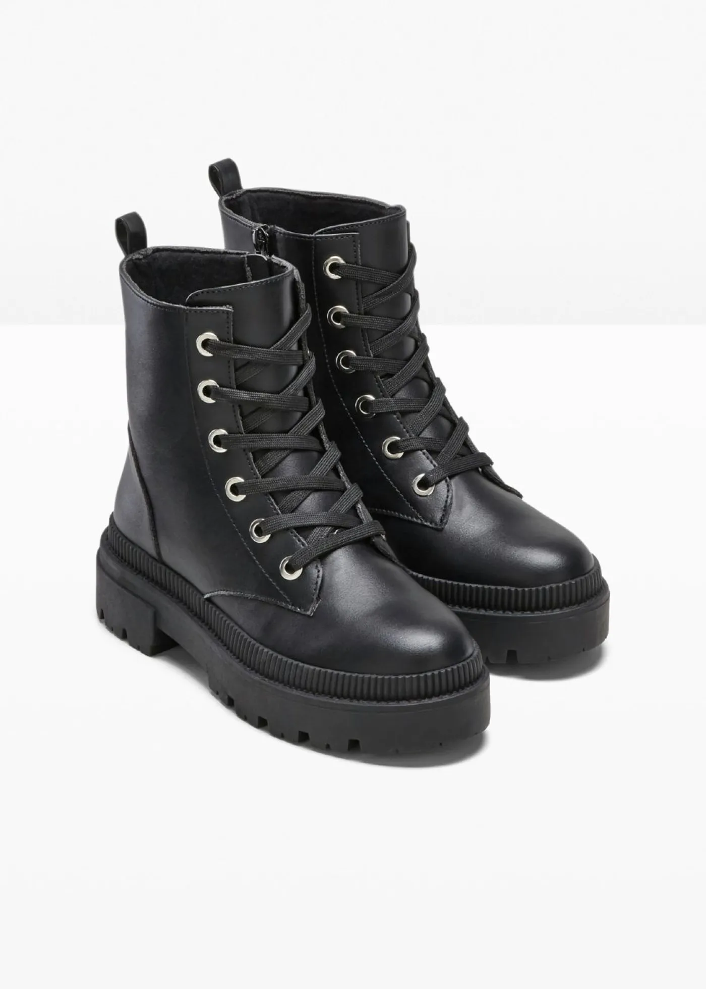 Mujer bonprix bonprix Botas con cordones y suela perfilada