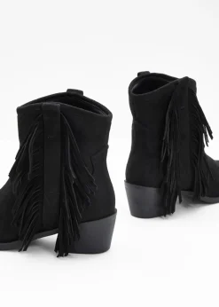 Mujer bonprix bonprix Botas cowboy con flecos