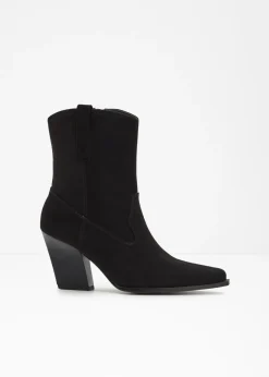 bonprix bonprix Tendencias·Zapatos Veganos|Botines>Botas de estilo cowboy Negro