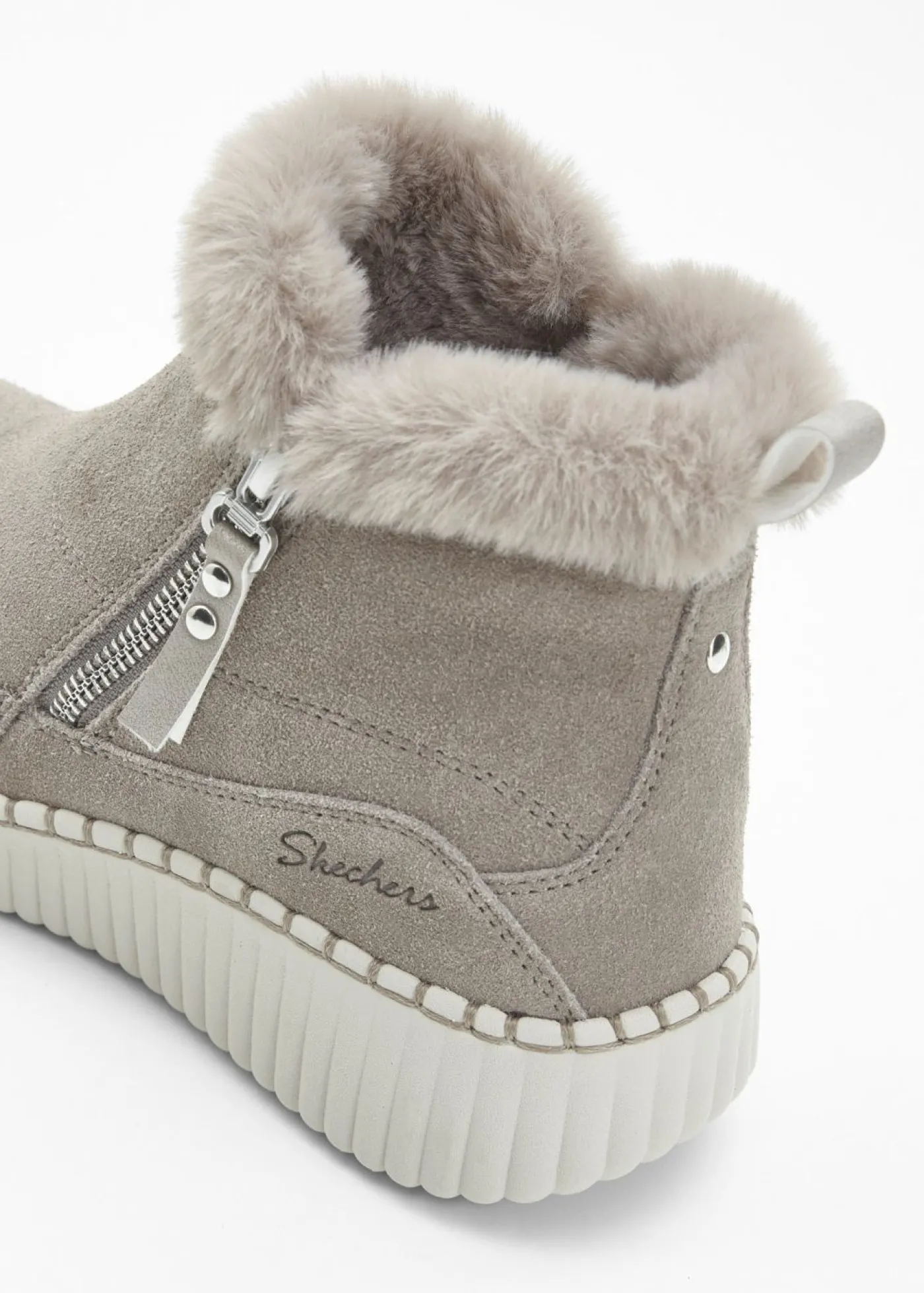 bonprix Skechers Botines De Nieve·Botines Clásicos|Zapatos De Marca·Skechers>Botas de Skechers taupe