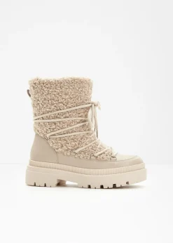 Mujer bonprix bonprix Botas forradas con cordones
