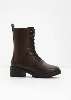 Mujer bonprix bonprix Botas forradas con cordones