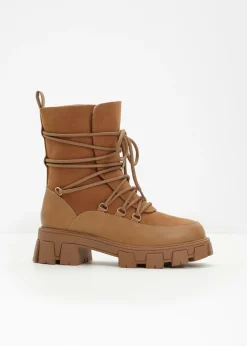 Mujer bonprix bonprix Botas forradas con cordones